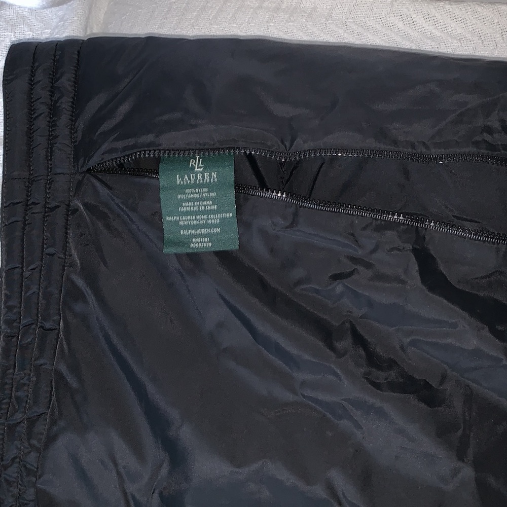 Black Ralph Lauren Pillow Shams - Picture 3 of 7